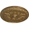 Ekena Millwork Kirke Ceiling Medallion (Fits Canopies up to 3 3/4"), Hand-Painted Pale Gold, 15 3/4"OD x 5/8"P CM16KIPAS - alternate 2